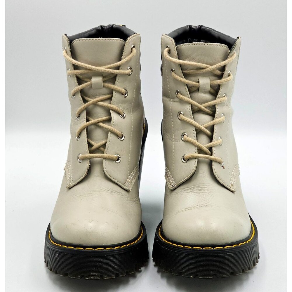 Dr. Martens Women's Beige Persephone Buttero Lace-Up Ankle Boot Size 6 2833 - Picture 11 of 16